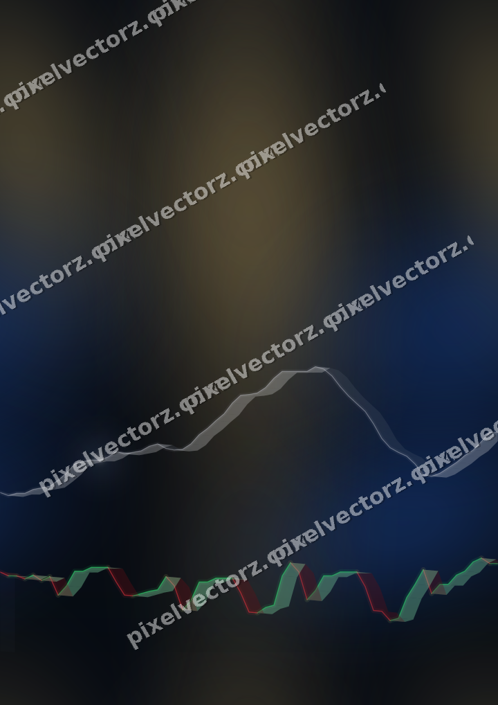 Nahtloser Neon Diagramm Hintergrund in Blau und Bernstein