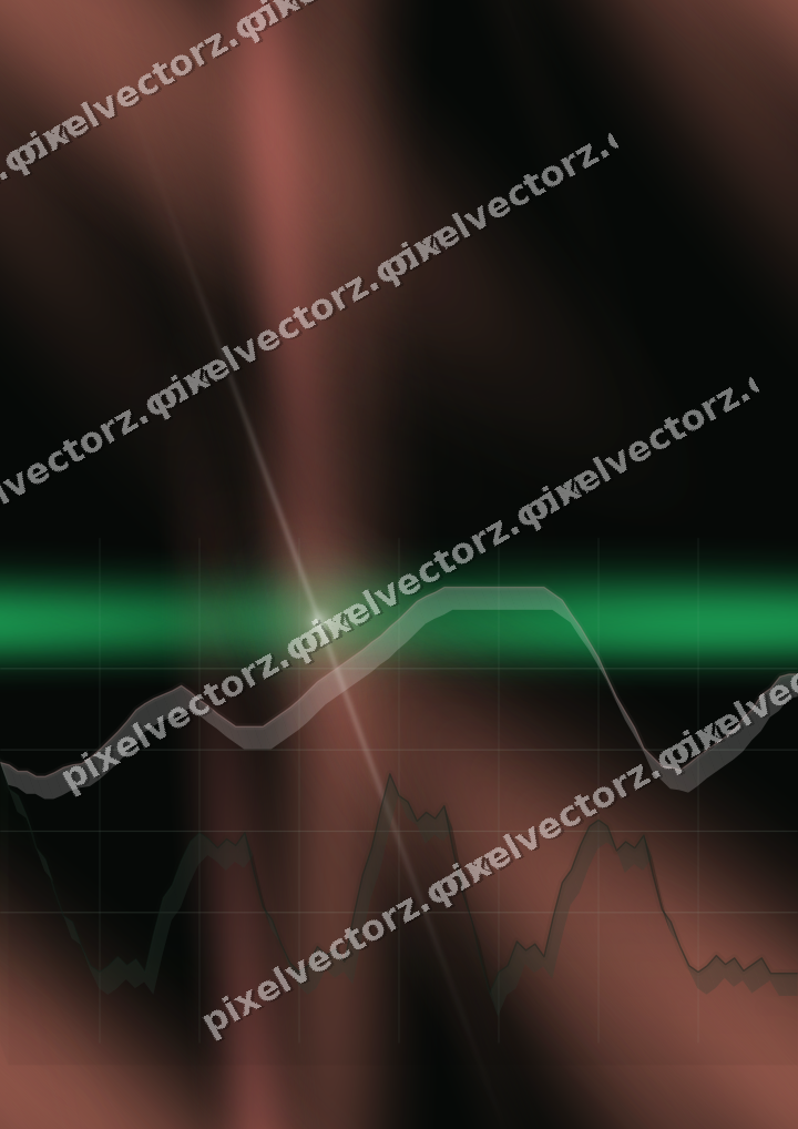 Nahtloser Neon Diagramm Hintergrund in Grün und Rot