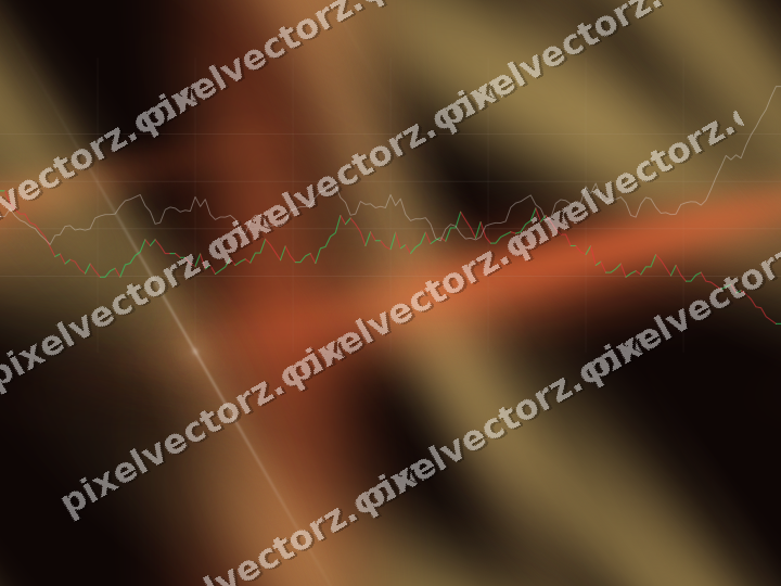 Nahtloser Neon Diagramm Hintergrund in Orange und Bernstein