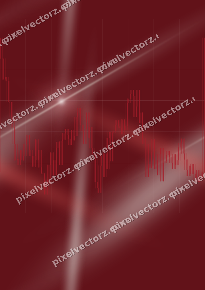Nahtloser Neon Diagramm Hintergrund in Rot und Blasslimette