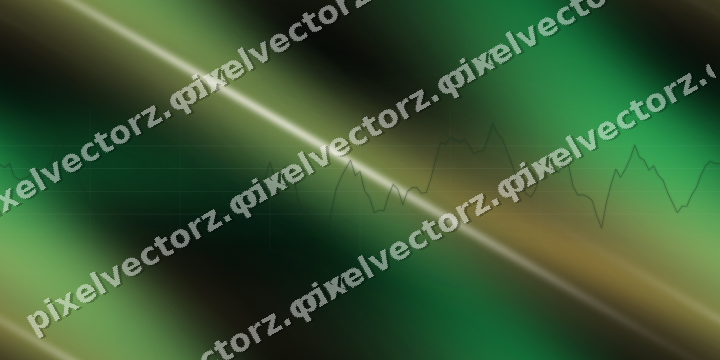 Nahtloser Neon Diagramm Hintergrund in Grün und Bernstein