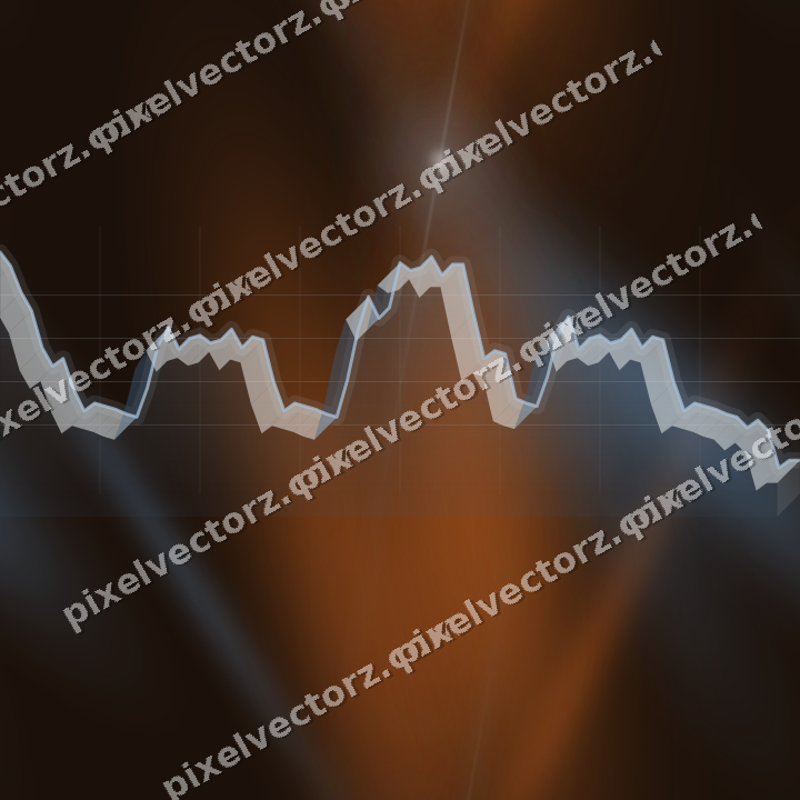 Nahtloser Neon Diagramm Hintergrund in Blau und Orange