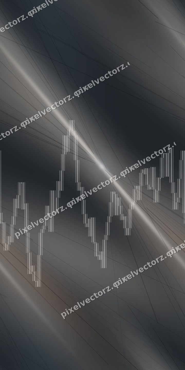 Nahtloser Neon Diagramm Hintergrund in Blau und Orange