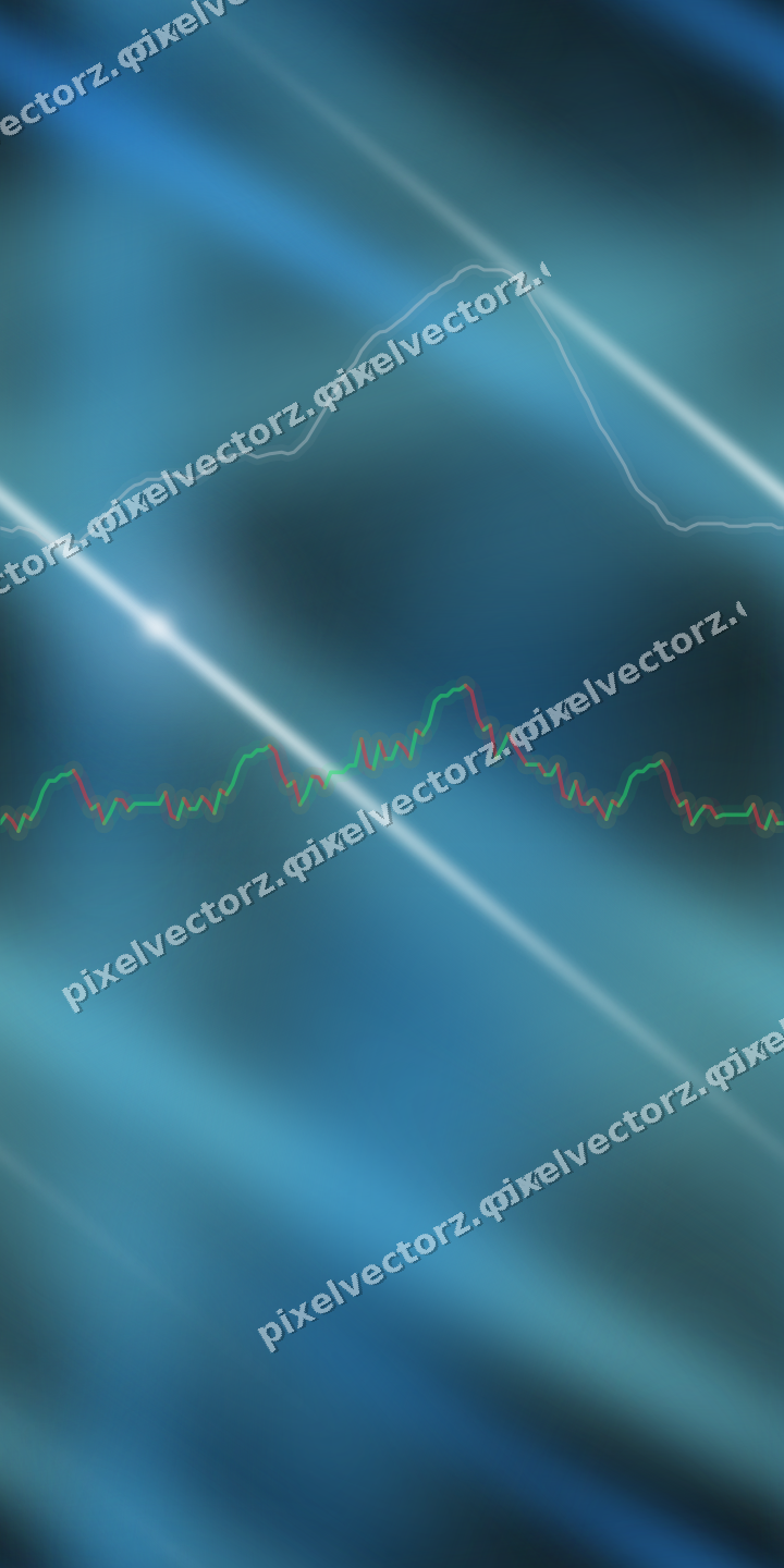 Nahtloser Neon Diagramm Hintergrund in Blau und Petrol