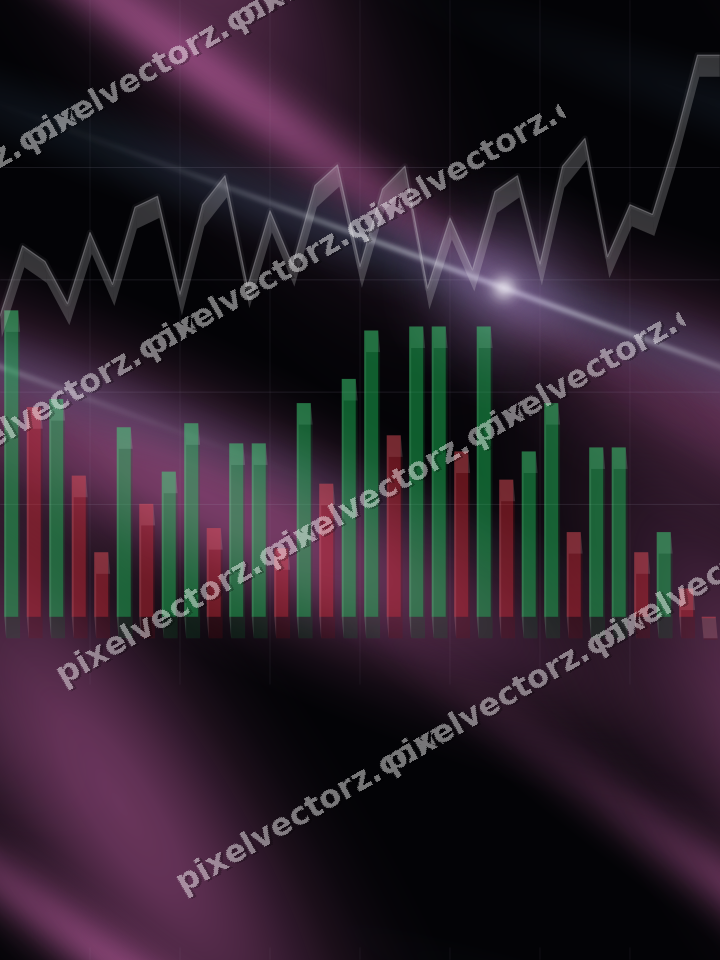 Nahtloser Neon Diagramm Hintergrund in Violett und Blau