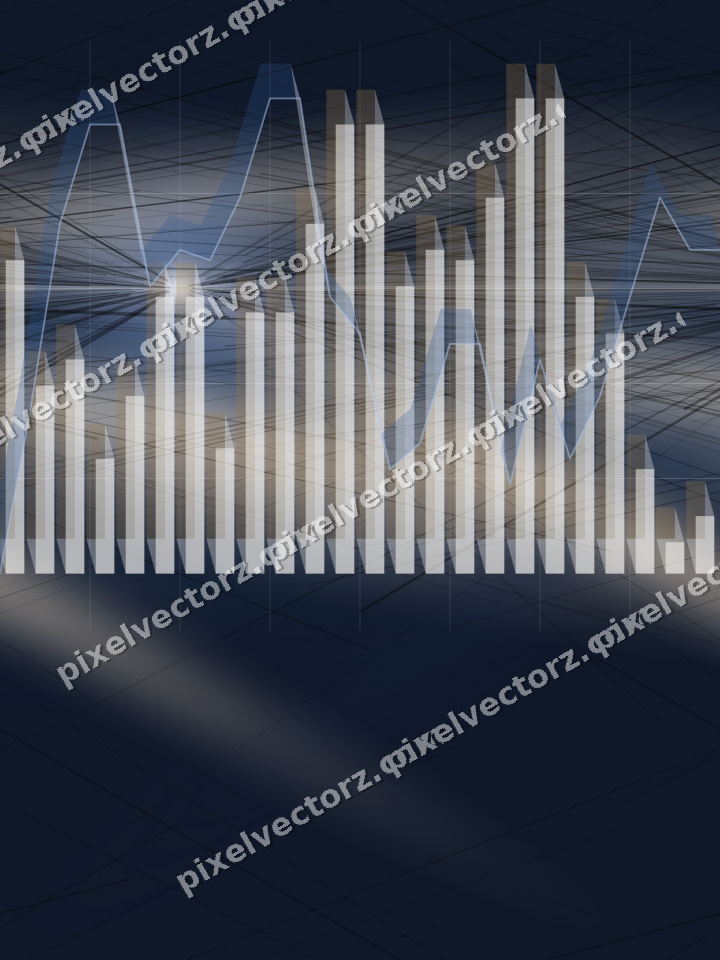 Nahtloser Neon Diagramm Hintergrund in Dunkelblau und Rot