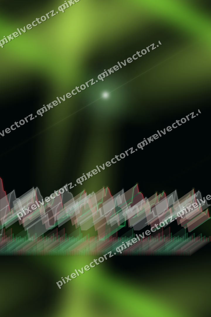 Nahtloser Neon Diagramm Hintergrund in Grün und Limette
