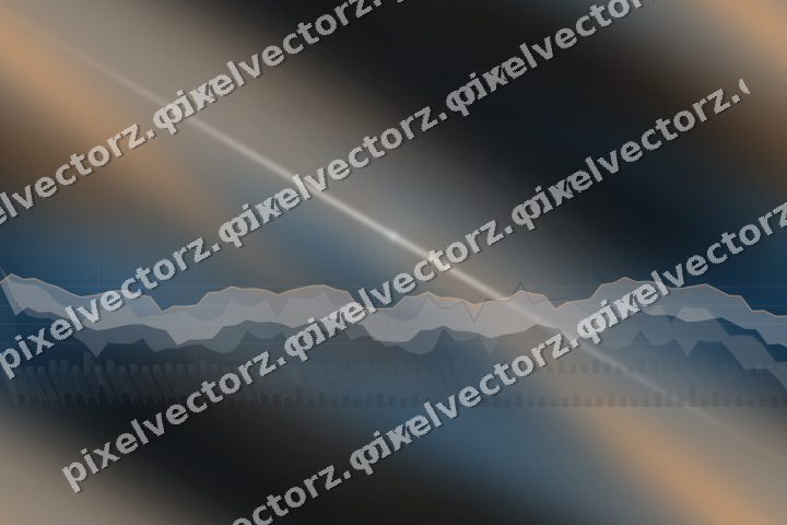 Nahtloser Neon Diagramm Hintergrund in Blau und Orange