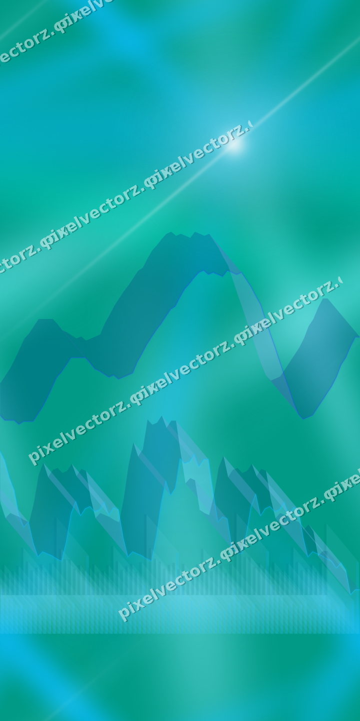 Nahtloser Neon Diagramm Hintergrund in Türkis und Petrol