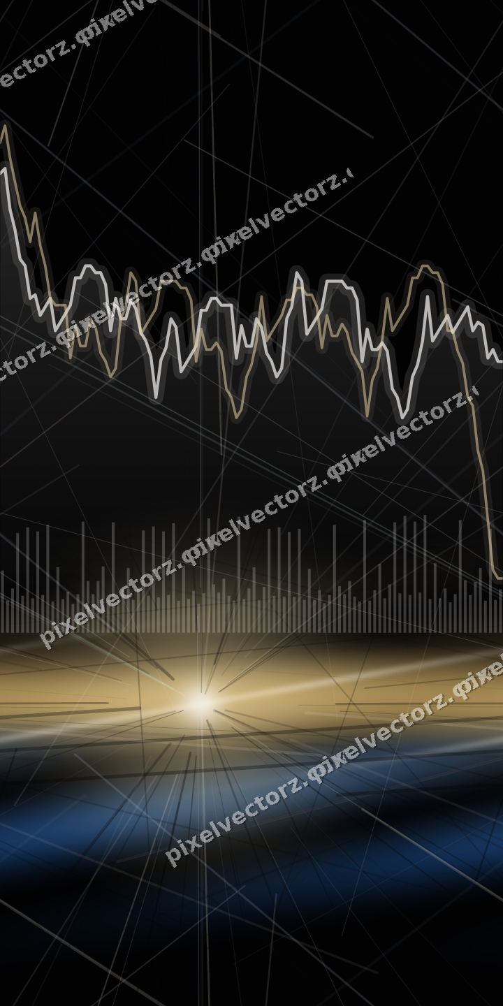 Nahtloser Neon Diagramm Hintergrund in Bernstein und Grün