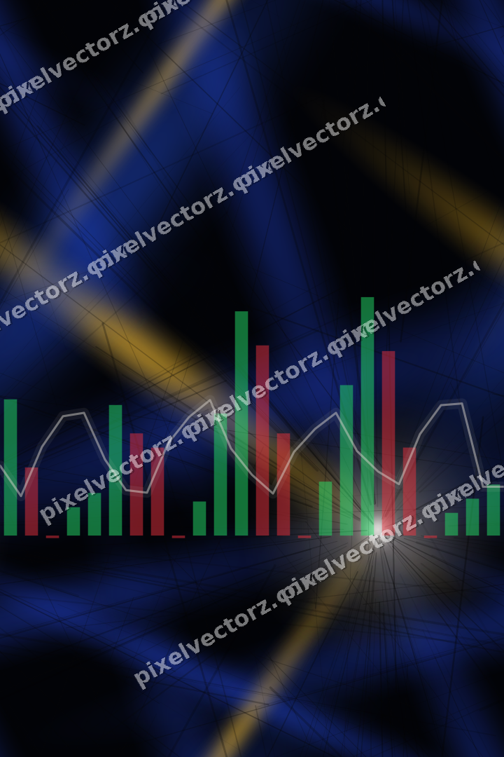 Nahtloser Neon Diagramm Hintergrund in Bernstein und Blau