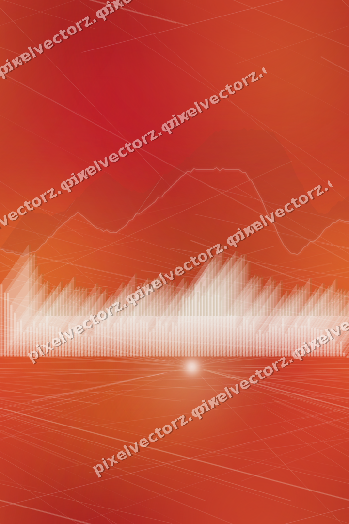 Nahtloser Neon Diagramm Hintergrund in Orange und Bernstein