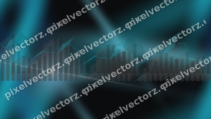 Nahtloser Neon Diagramm Hintergrund in Blau und Petrol