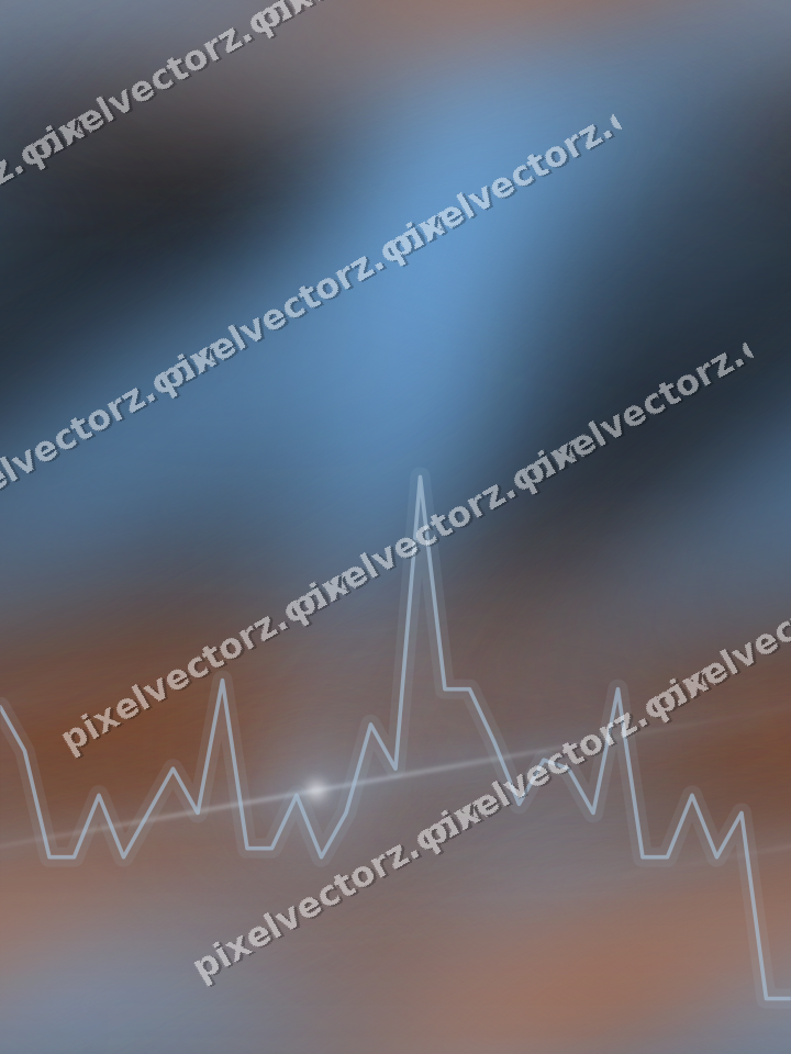 Nahtloser Neon Diagramm Hintergrund in Blau und Orange