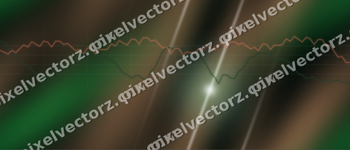 Nahtloser Neon Diagramm Hintergrund in Grün und Rot