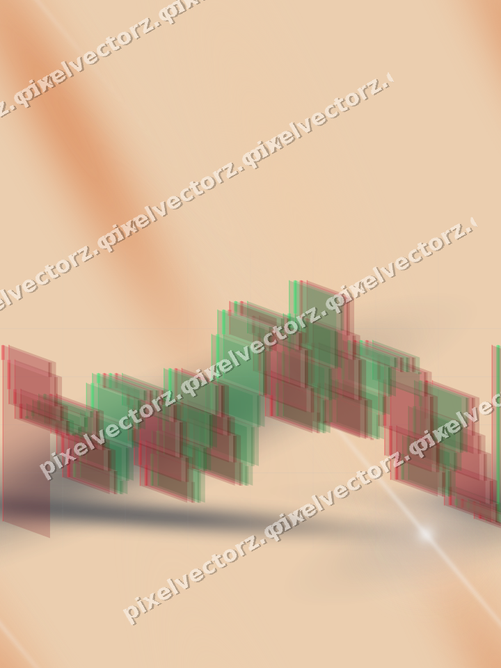 Nahtloser Pastell Diagramm Hintergrund in Dunkelblau und Orange