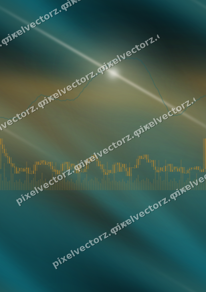 Nahtloser Neon Diagramm Hintergrund in Bernstein und Petrol