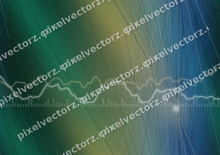 Nahtloser Neon Diagramm Hintergrund in Bernstein und Grün