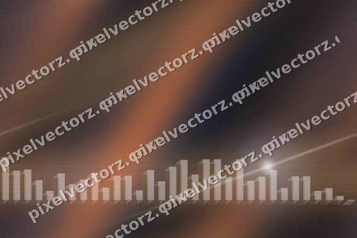 Nahtloser Neon Diagramm Hintergrund in Blau und Orange
