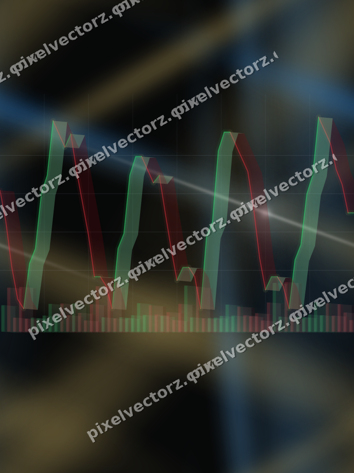 Nahtloser Neon Diagramm Hintergrund in Blau und Bernstein