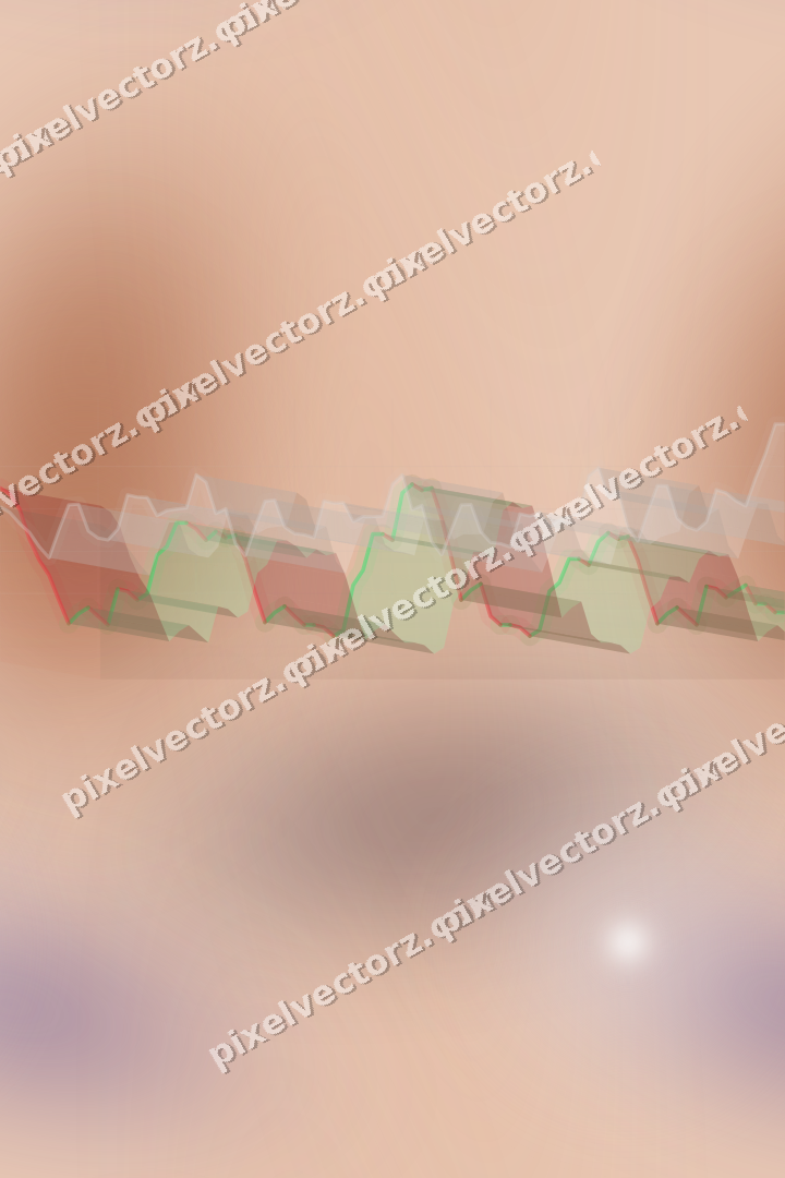 Nahtloser Pastell Diagramm Hintergrund in Orange und Blau