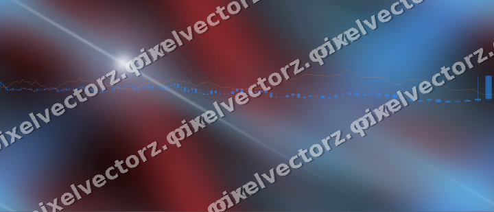 Nahtloser Neon Diagramm Hintergrund in Blau und Rot
