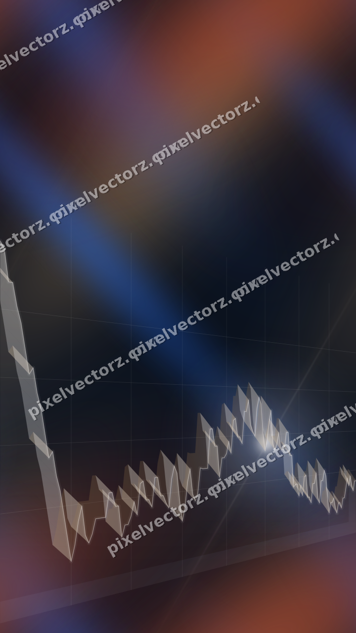 Nahtloser Neon Diagramm Hintergrund in Blau und Rot
