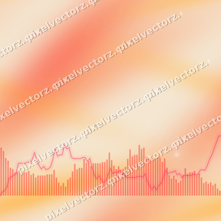 Nahtloser Pastell Diagramm Hintergrund in Rot und Orange
