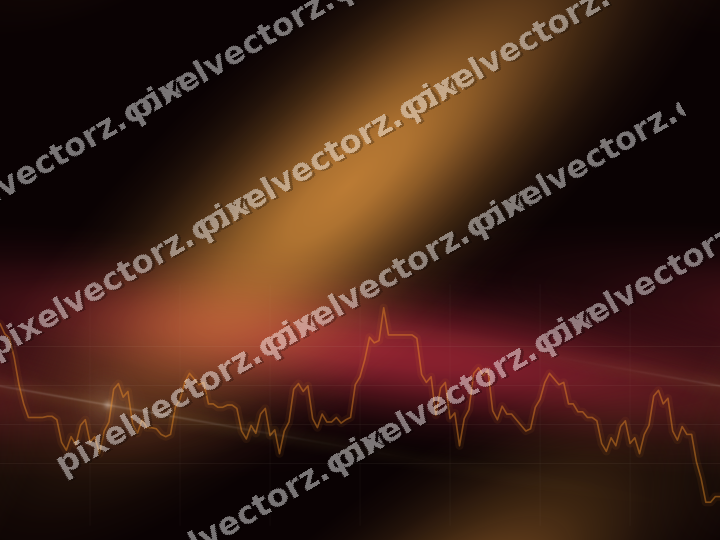 Nahtloser Neon Diagramm Hintergrund in Orange und Bernstein