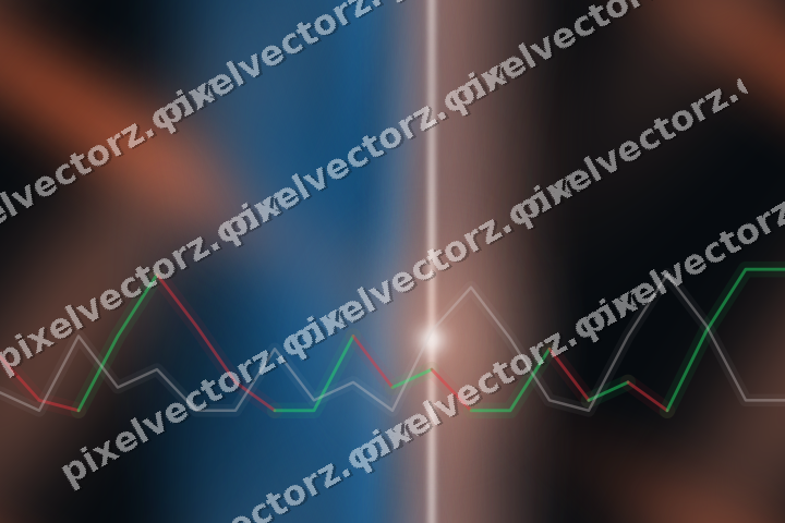 Nahtloser Neon Diagramm Hintergrund in Orange und Türkis