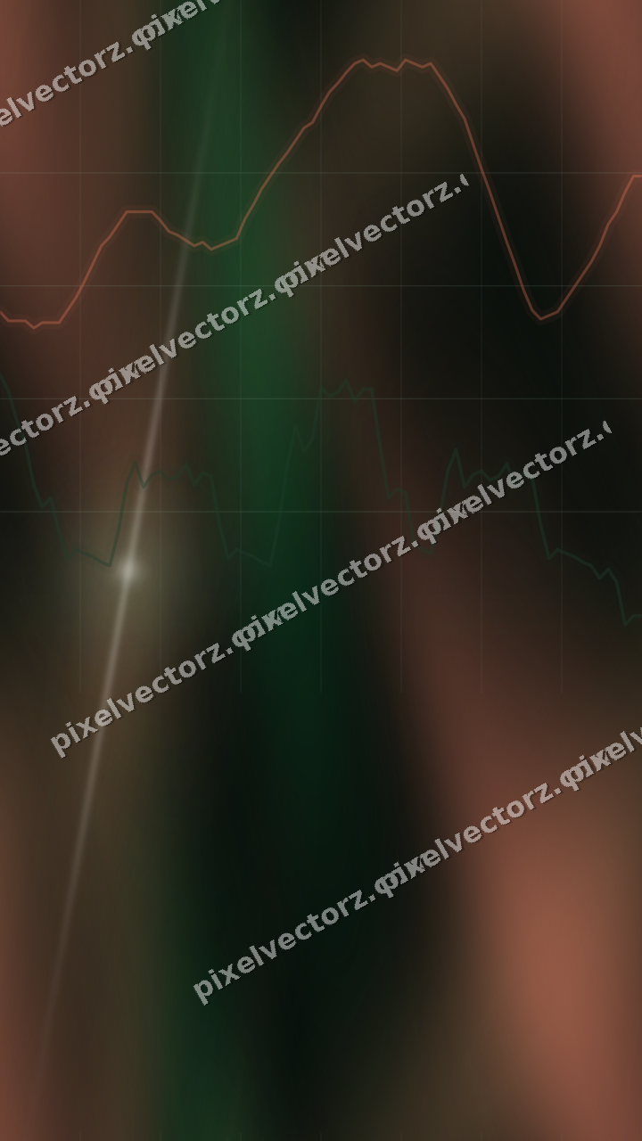 Nahtloser Neon Diagramm Hintergrund in Grün und Rot