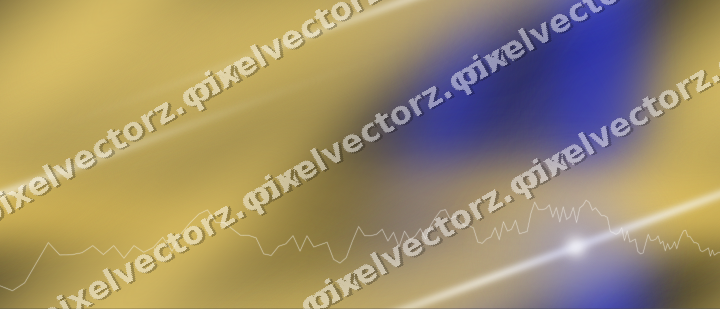 Nahtloser Neon Diagramm Hintergrund in Blau und Bernstein