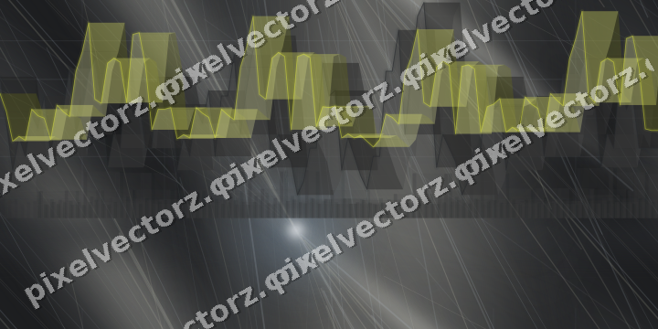 Nahtloser Neon Diagramm Hintergrund in Gelb und Grau