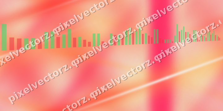 Nahtloser Pastell Diagramm Hintergrund in Rot und Orange