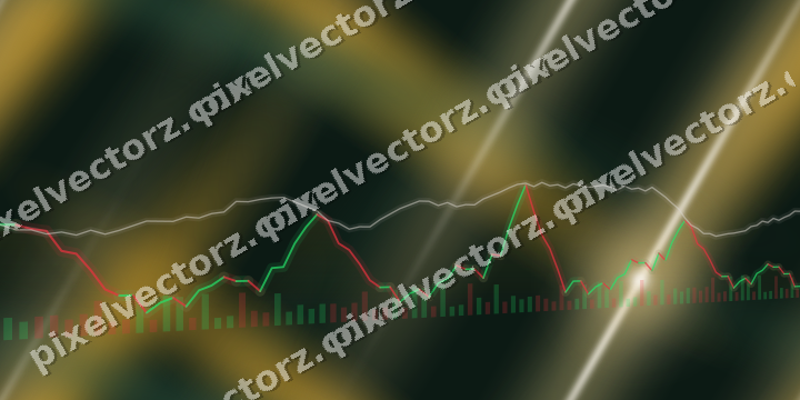 Nahtloser Neon Diagramm Hintergrund in Bernstein und Dunkelgrün