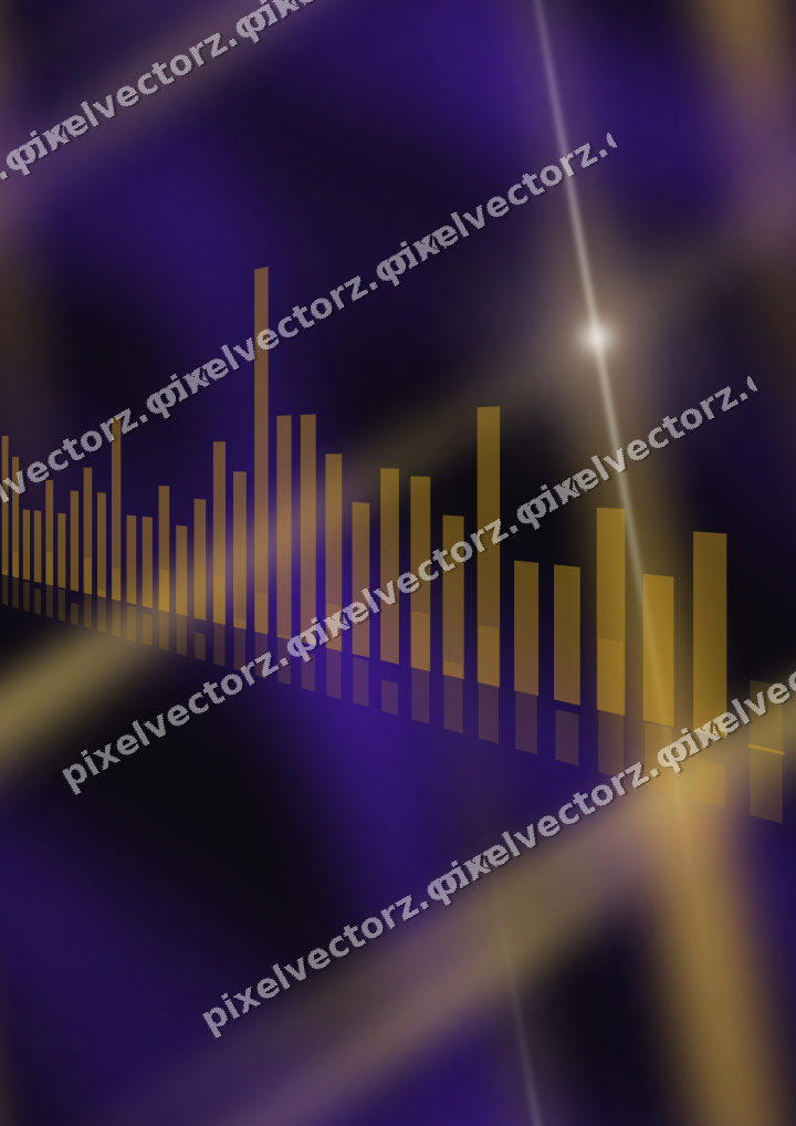 Nahtloser Neon Diagramm Hintergrund in Bernstein und Violett