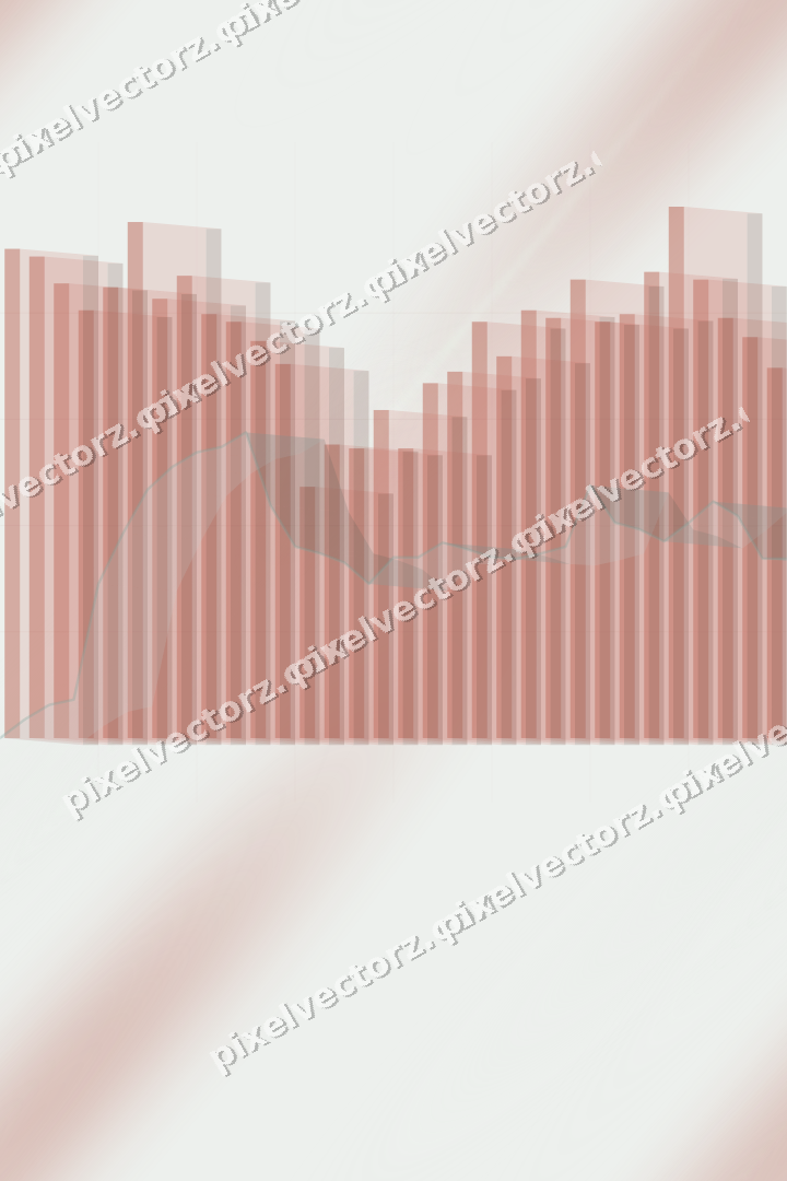 Nahtloser Pastell Diagramm Hintergrund in Rot und Orange
