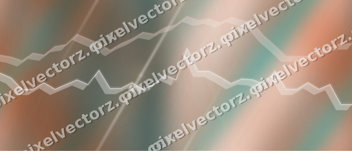 Nahtloser Pastell Diagramm Hintergrund in Orange und Petrol