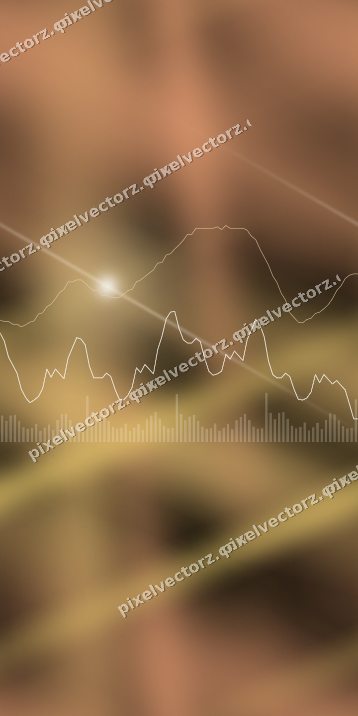 Nahtloser Neon Diagramm Hintergrund in Bernstein und Orange