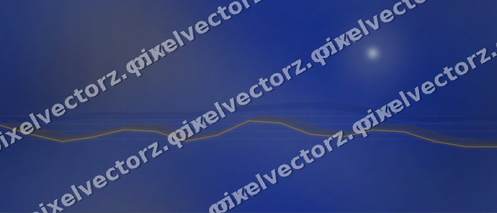 Nahtloser Neon Diagramm Hintergrund in Bernstein und Blau