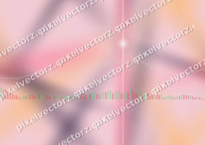 Nahtloser Pastell Diagramm Hintergrund in Rosa und Bernstein