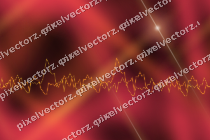 Nahtloser Neon Diagramm Hintergrund in Orange und Bernstein