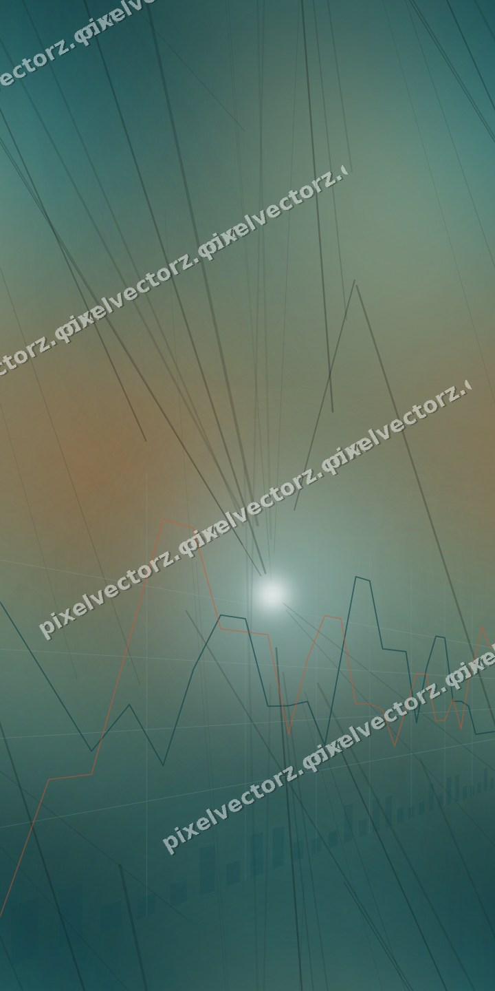 Nahtloser Neon Diagramm Hintergrund in Petrol und Orange