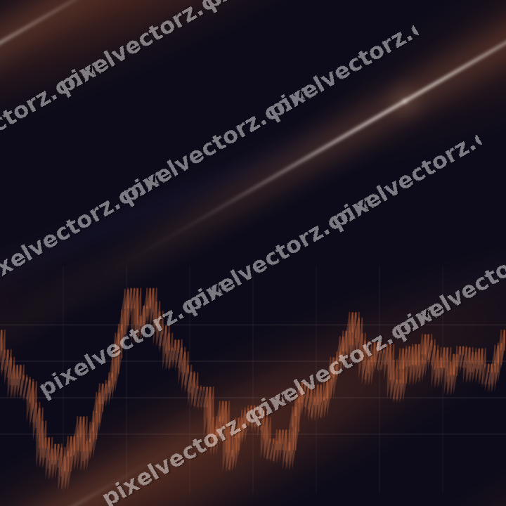 Nahtloser Neon Diagramm Hintergrund in Orange und Blau
