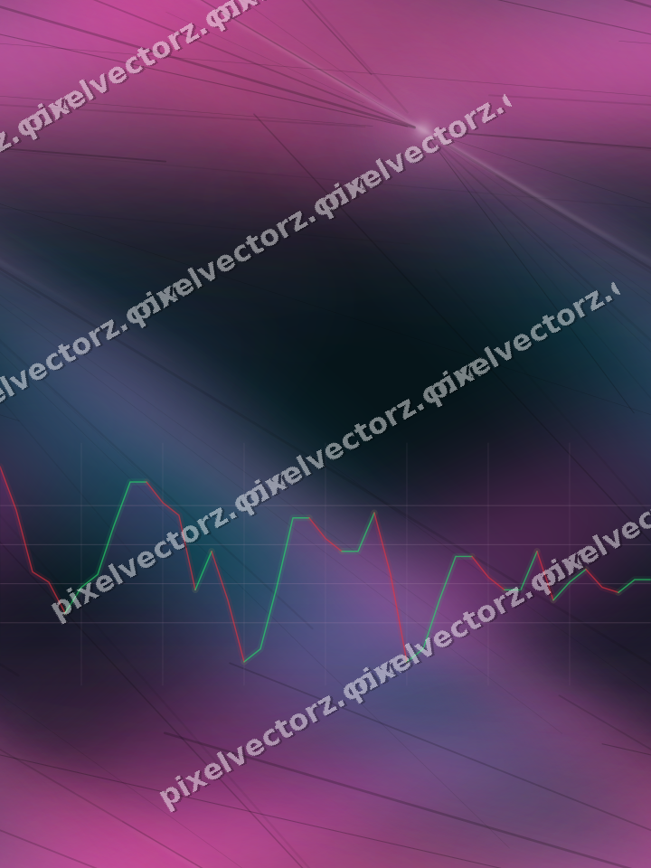 Nahtloser Neon Diagramm Hintergrund in Magenta und Violett