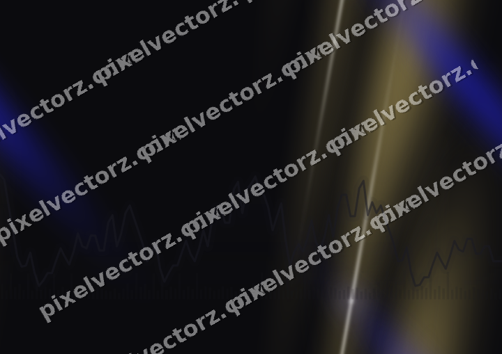 Nahtloser Neon Diagramm Hintergrund in Blau und Violett