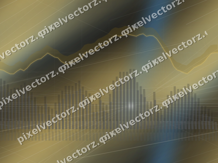 Nahtloser Neon Diagramm Hintergrund in Blau und Bernstein