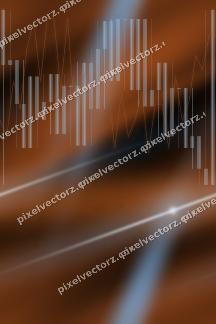 Nahtloser Neon Diagramm Hintergrund in Blau und Orange