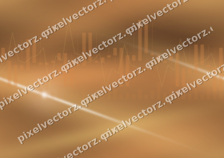 Nahtloser Neon Diagramm Hintergrund in Orange und Bernstein