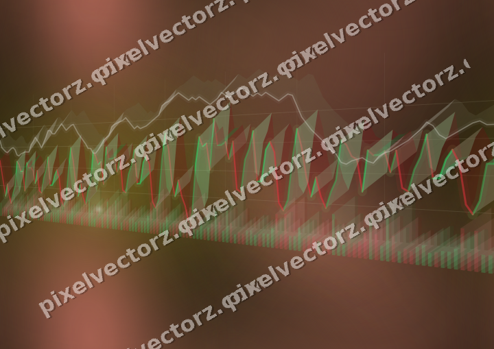 Nahtloser Neon Diagramm Hintergrund in Gelb und Rot